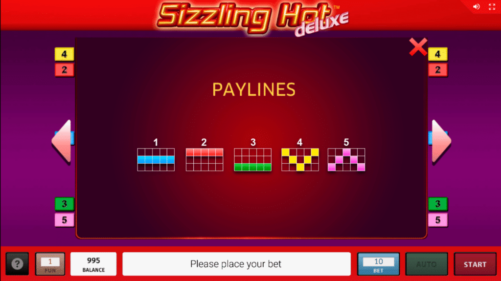 เกมสล็อต SIZZLING HOT
